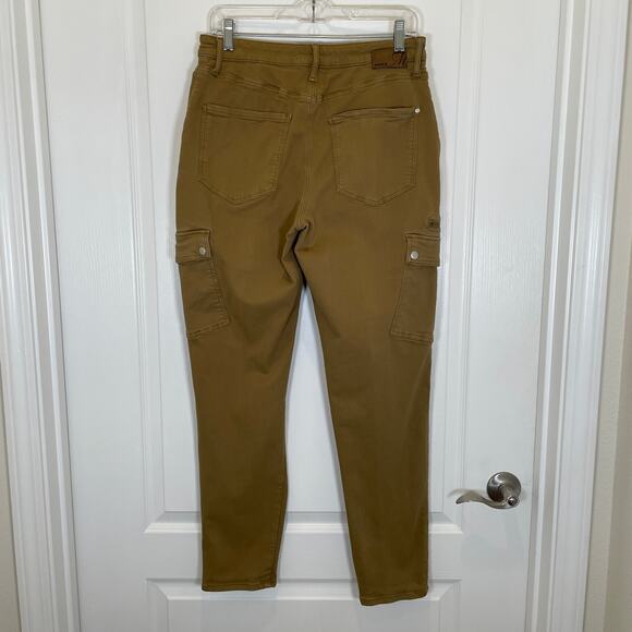 Mavi Urban Outfitters Denise High Rise Cargo Pants Tan Tapered 30 - Picture 7 of 7